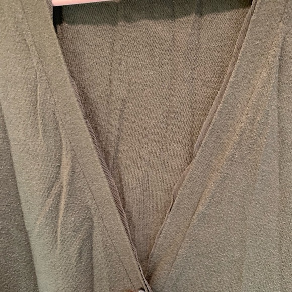 Tommy Bahama olive green button down cardigan. Size S. - Picture 6 of 10